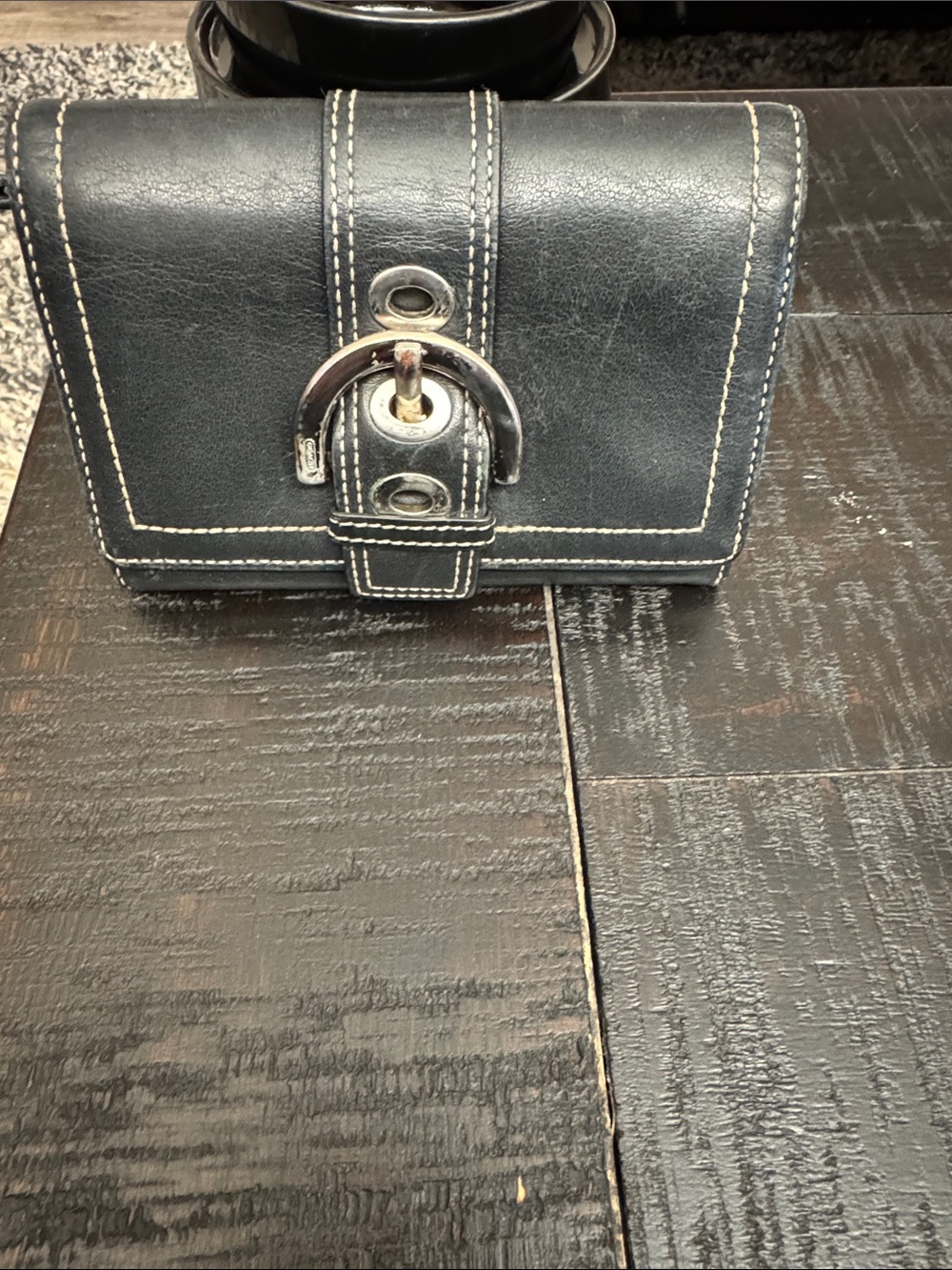 Vintage Coach Soho Hamptons Buckle Wallet
